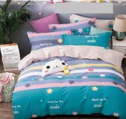 BỘ CHĂN DRAP ÁO GỐI COTTON CAO CẤP HQ289--1M6