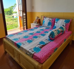 BỘ DRAP 100% COTTON LỤA CAO CẤP 4MÓN 1M6X2M HQ 717