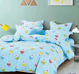 BỘ DRAP MỀN COTTON CAO CẤP  HQ415( MỀN 2X2,2M)