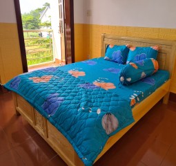 SALE – BỘ DRAP COTTON POLY CAO CẤP 4 MÓN 1M8X2M  PL 145